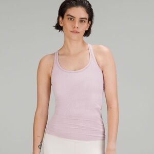lululemon Ebb To Street Tank in pink peony